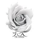 The name "Maya" written with flowers tattoo design idea