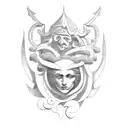 greek mythology filler  tattoo design idea