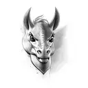 Cavaleiro medieval tattoo design idea