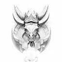 Cavaleiro medieval tattoo design idea