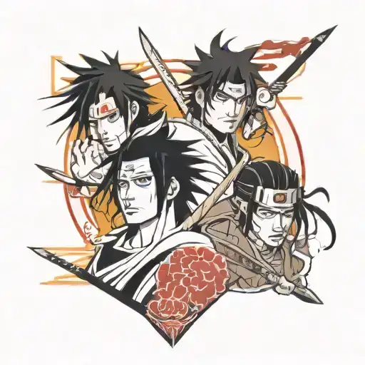 sasuke itachi manga panel tattoo design idea