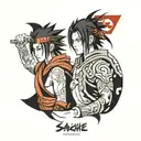 sasuke itachi manga panel tattoo design idea