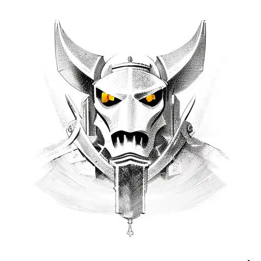 Spanish crusader tattoo design idea