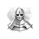 Spanish crusader tattoo design idea