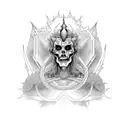 Hades tattoo design idea