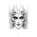 Hades tattoo design idea