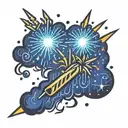 firework firecracker  tattoo design idea