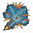 firework firecracker  tattoo design idea