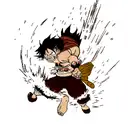 Luffy Gear fifth tattoo design idea