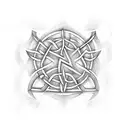celtic runes tattoo design idea
