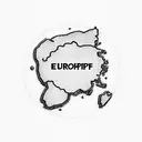 Europe Map with the Slogan MEGA on her  tattoo design idea