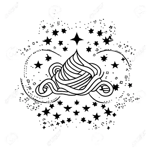 555, with stars  tattoo design idea