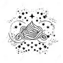555, with stars  tattoo design idea
