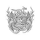 siren tattoo design idea