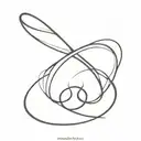 infinity symbol tattoo design idea