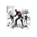 black ops 2 zombies Mob of the Dead characters fighting off hordes of zombies in a post-apocalyptic cityscape. tattoo design idea
