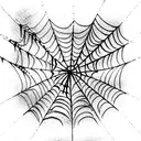 Spider Web tattoo design idea