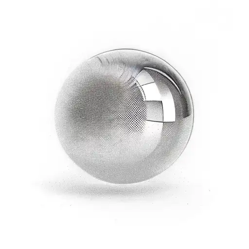 mirrorball tattoo design idea