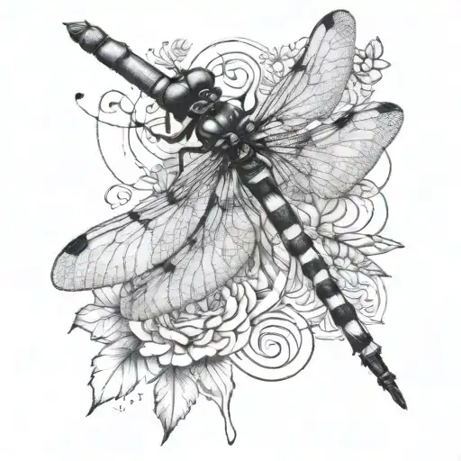 male damselfly forearm tattoo design idea