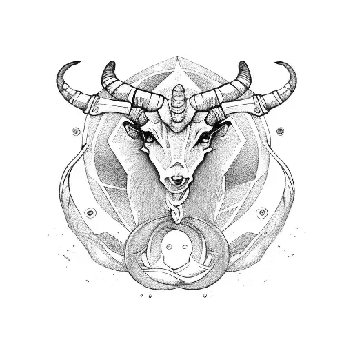 capricorn with scorpio tattoo design idea