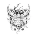 scorpio with capricorn tattoo design idea