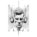 Dr who and the matrix tattoo design idea