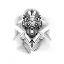 Dr who and the matrix tattoo design idea
