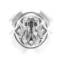 Dr who and the matrix tattoo design idea