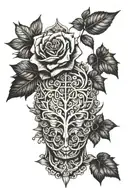 growth mindset tattoo design idea