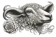 Fear the Lamb  tattoo design idea