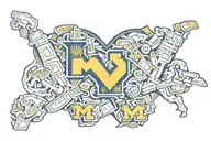 michigan wolverines logo replacing Michigan with money  tattoo design idea