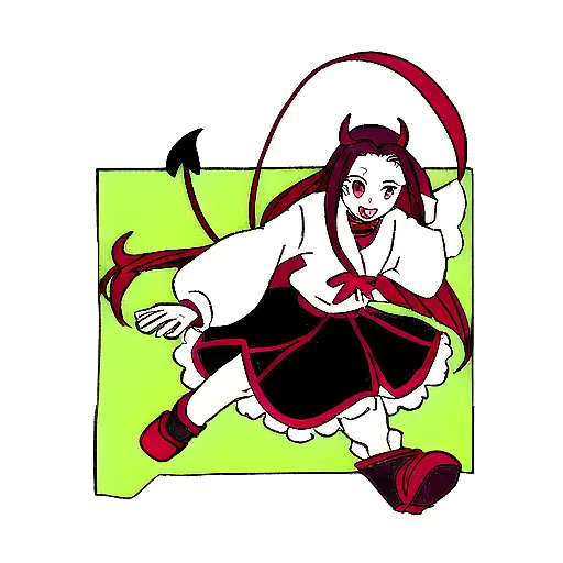 demon slayer nezuko tattoo design idea