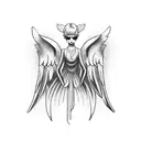 angel number 555 tattoo design idea