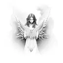 angel number 555 tattoo design idea