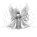 angel number 555 tattoo design idea