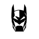 polygonal batman tattoo design idea