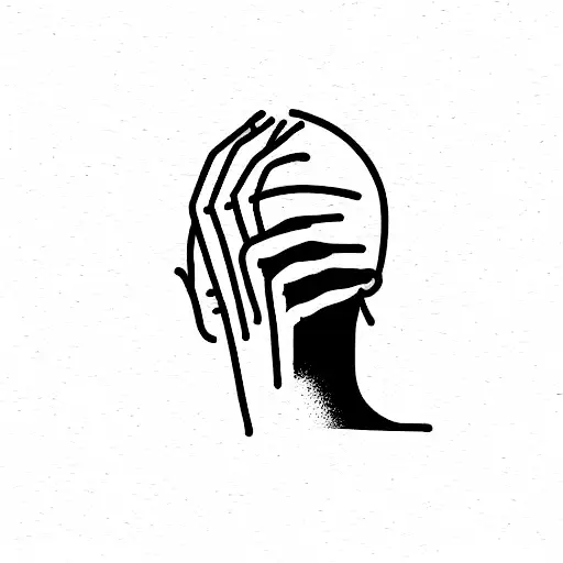 migraine tattoo design idea