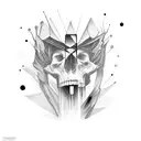 migraine tattoo design idea