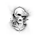 migraine tattoo design idea