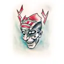 migraine tattoo design idea