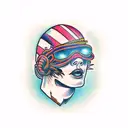 migraine tattoo design idea