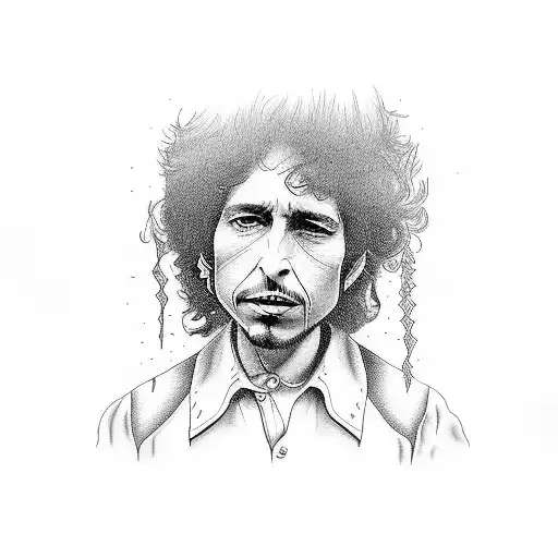 Bob Dylan Lyrics tattoo design idea