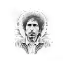 Bob Dylan Lyrics tattoo design idea