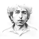 Bob Dylan Lyrics tattoo design idea