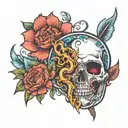 go with your gut  tattoo design idea