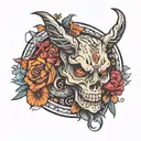 go with your gut  tattoo design idea