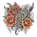 go with your gut  tattoo design idea