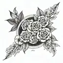 die with memories not dreams tattoo design idea