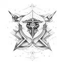 Libra zodiac sign tattoo design idea