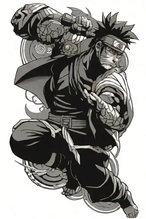naruto inspired tattoo tattoo design idea